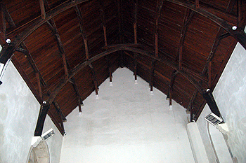 The chancel roof June 2012